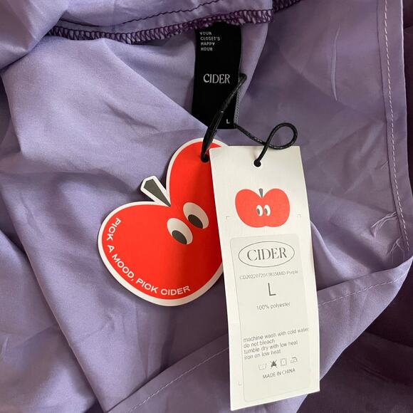 Cider Purple Sheer Mini Dress - Picture 7 of 7